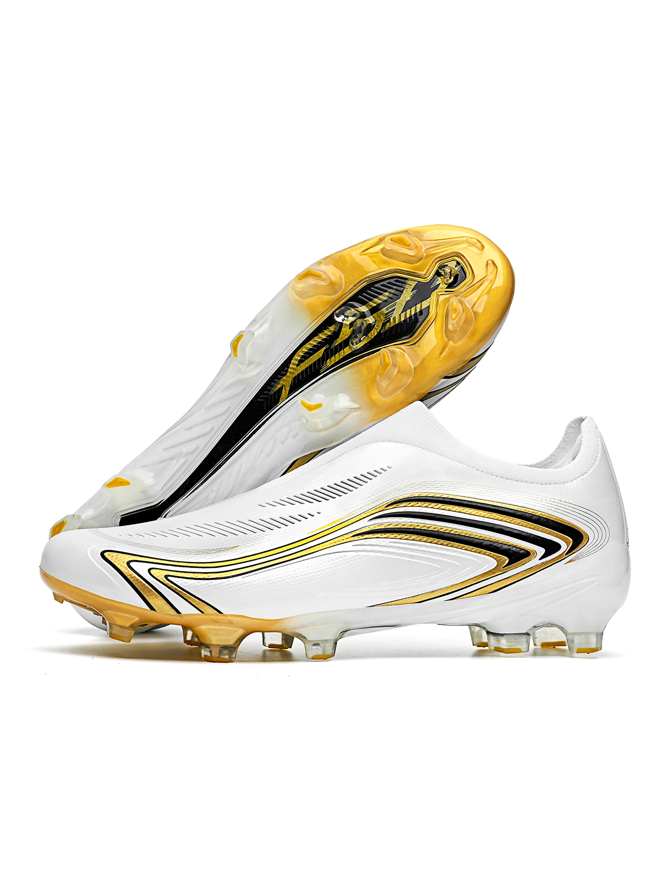 8848C-Stock Slip-on Long Stud Football Boots, Size 32-45 — 6