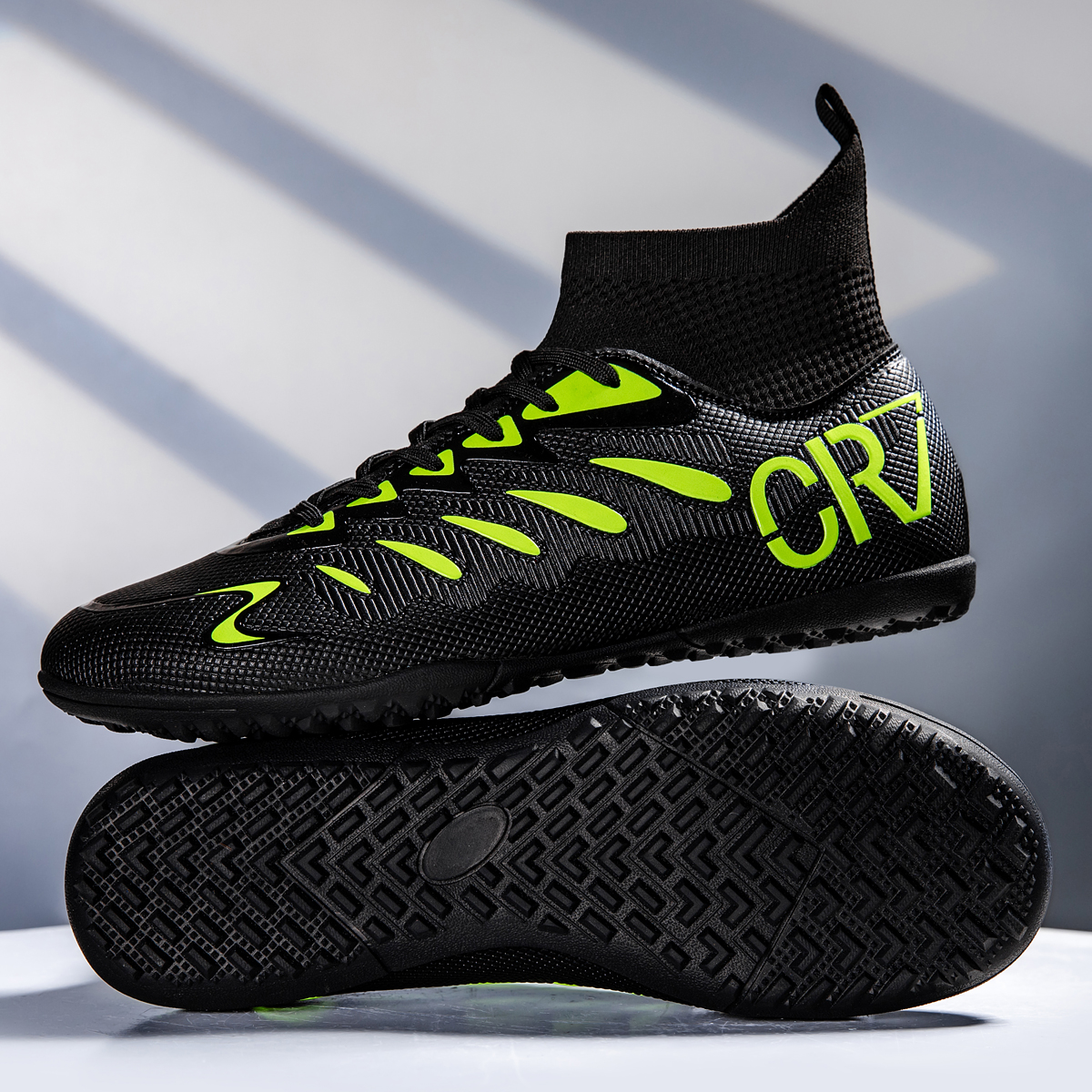 7001S-Stock High Top TF Football Shoes,EU Sizes 38-45 — 16
