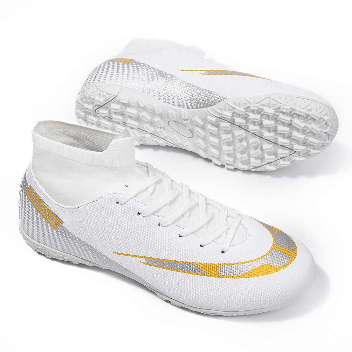 2150S-High-Cut Turf Soccer Cleats Sizes 35-48