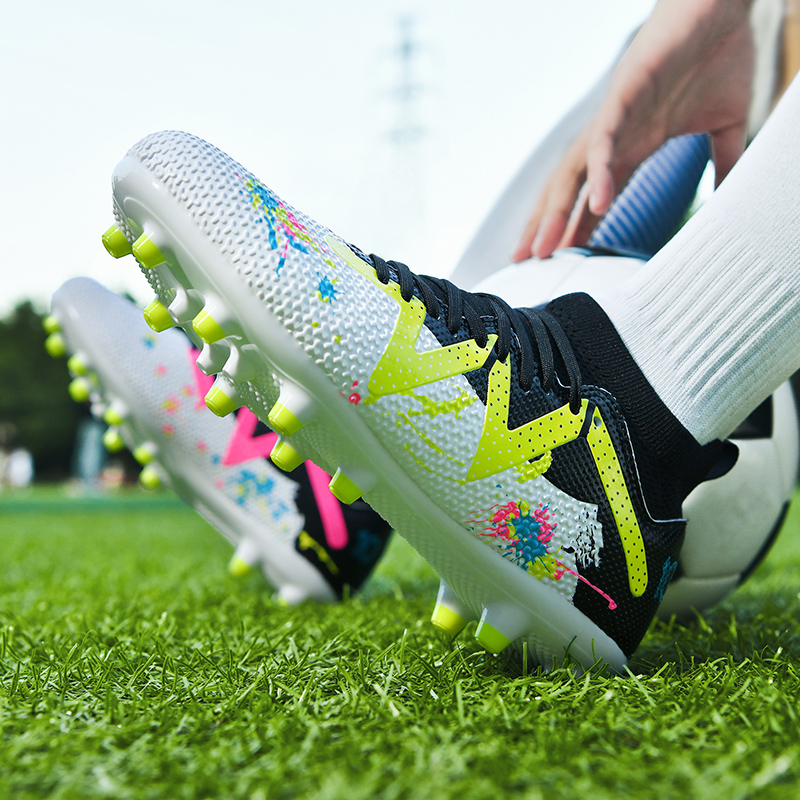 99KC-Stock High Top Football Shoes,EU Sizes 35-45 — 4