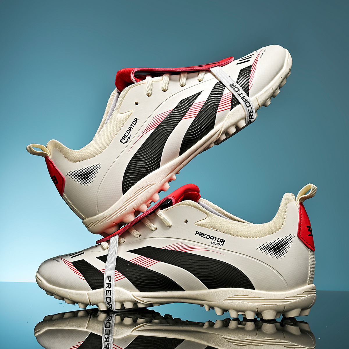 T21S-Stock Fold-Over Tongue TF Football Shoes,EU Sizes 35-45 — 9
