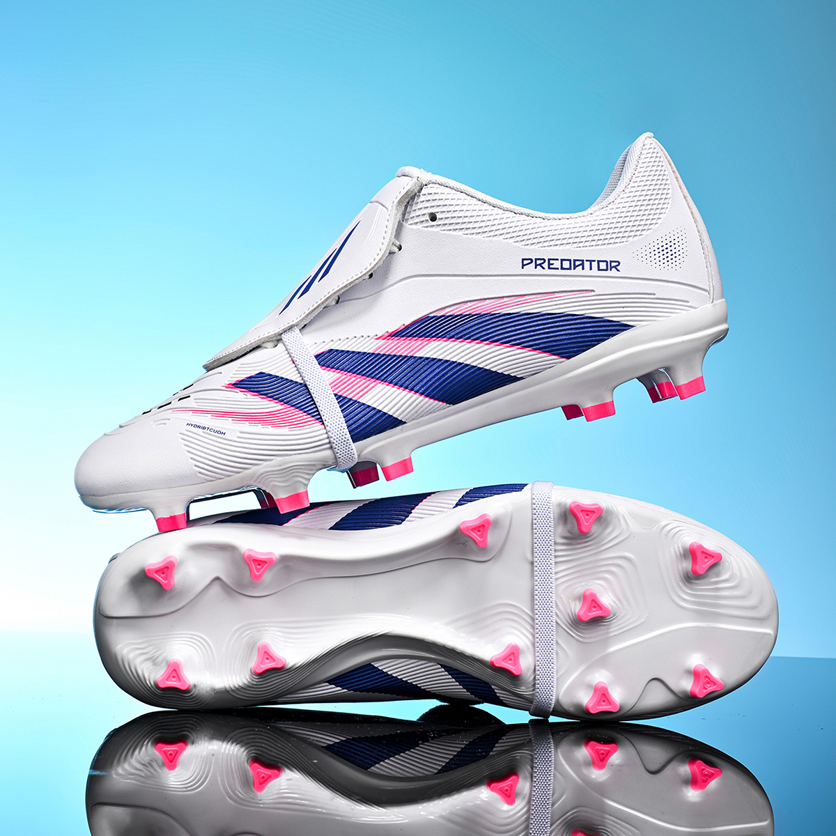 1801C-PU Upper Long-Stud Soccer Cleats with Shoe Trees, Sizes 35–45 — 2