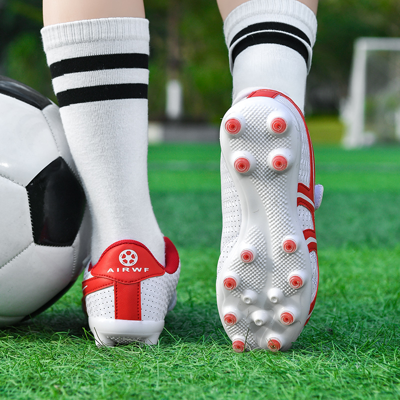 3368C-Lace-Up Low-Cut Long Stud Soccer Cleats Sizes 28-39 — 6