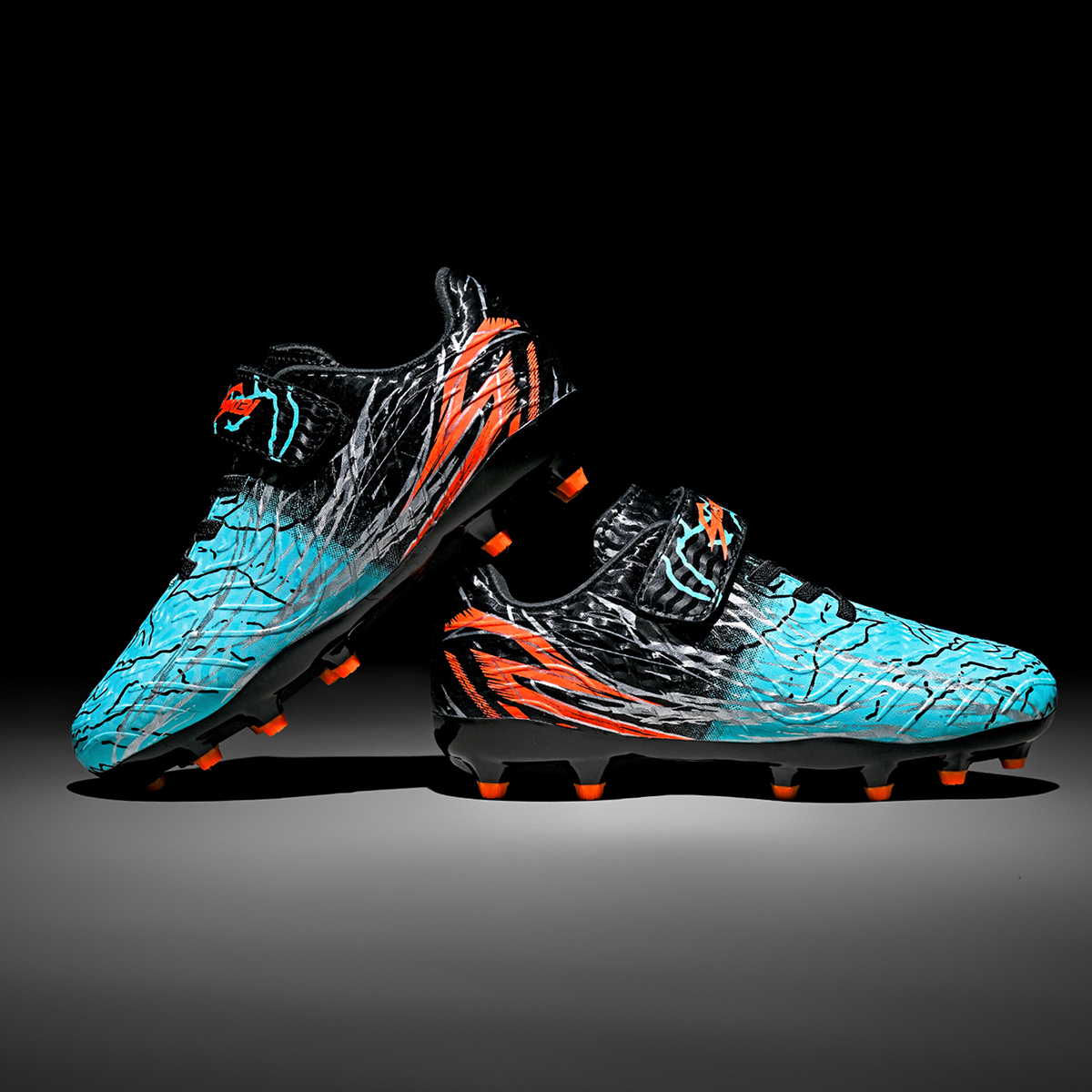 2210C-PU Upper Long Stud Soccer Cleats for Kids Sizes 26-38 — 4