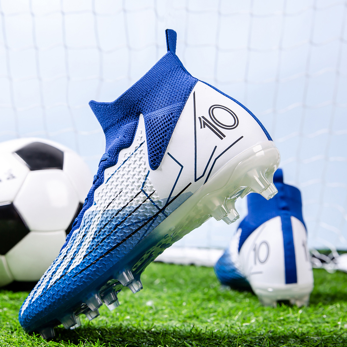 95KC-Stock High Heel FG Football Shies-EU Sizes 35-45 — 10
