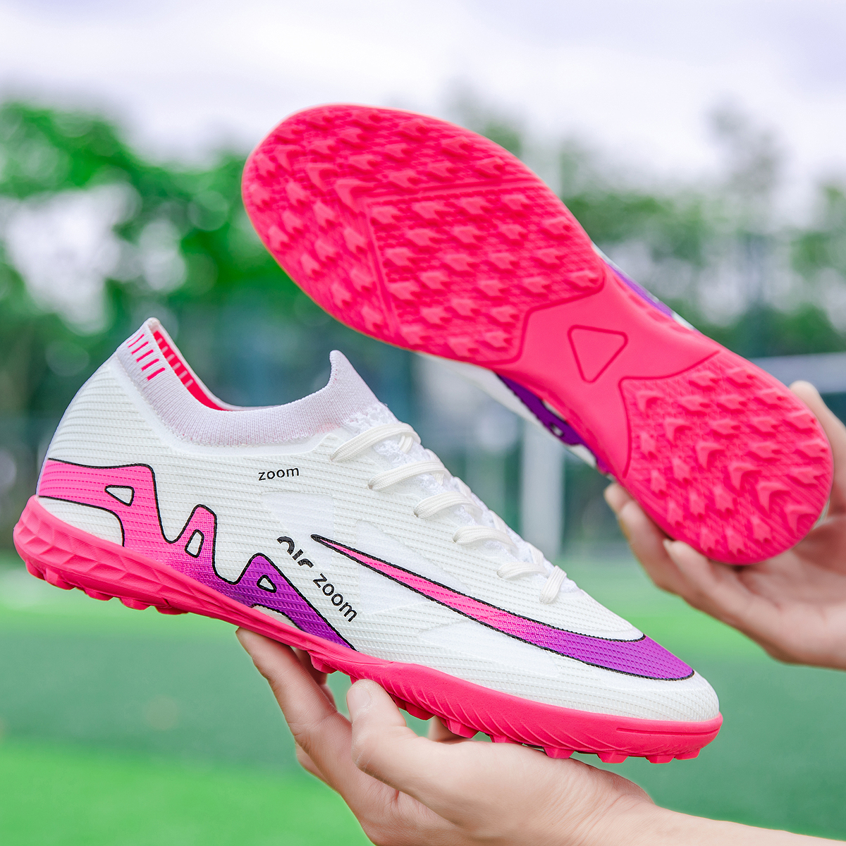198S-TPU Seamless Turf Soccer Shoes Sizes 31-47 — 1