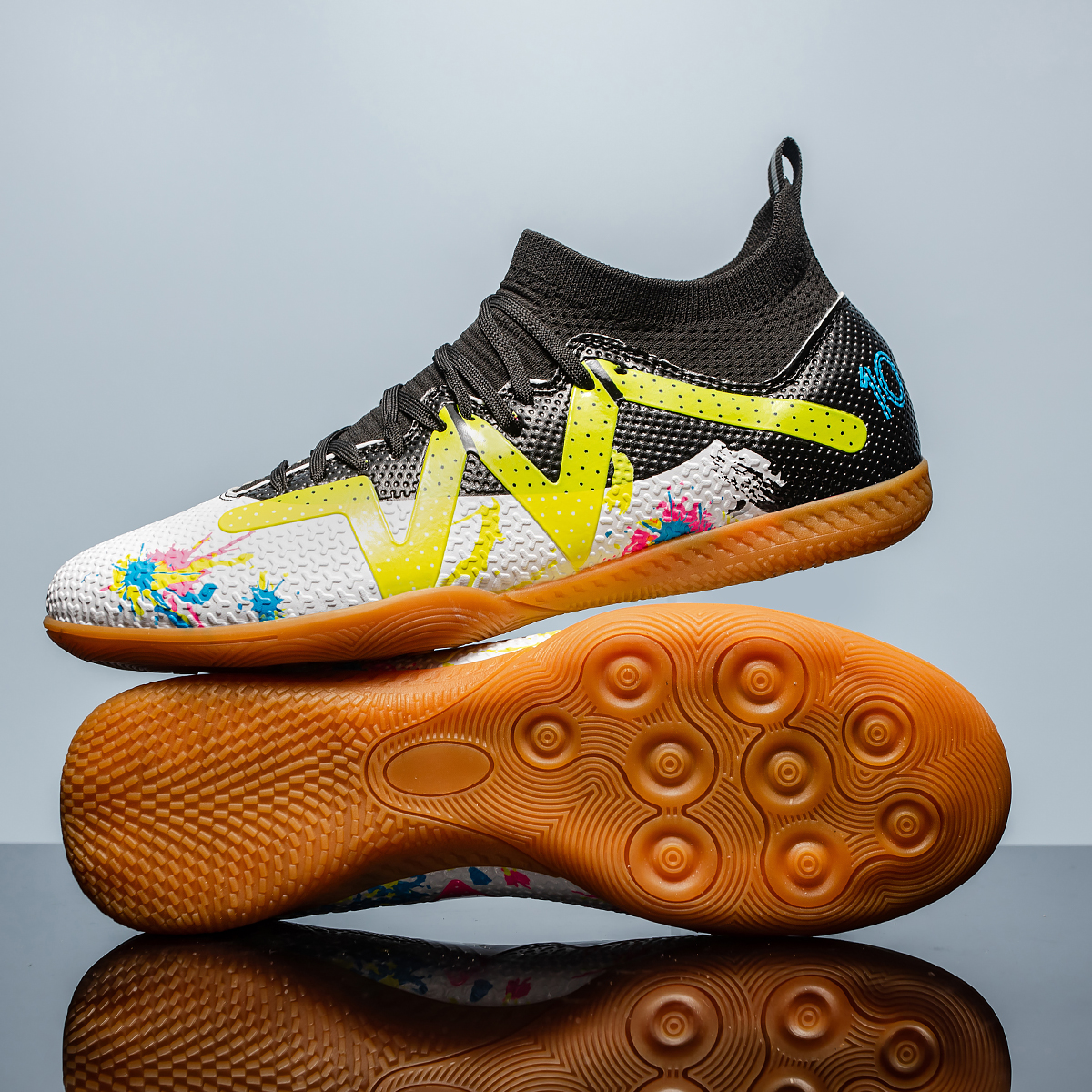 99KP-Stock High Top IC Football Shoes,EU Sizes 35-45 — 8