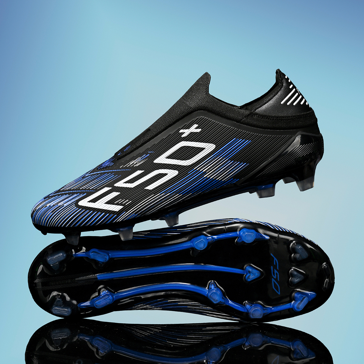 1805C-TPU Seamless Upper Long Stud Soccer Shoes Football Cleats Sizes 32-45 — 4