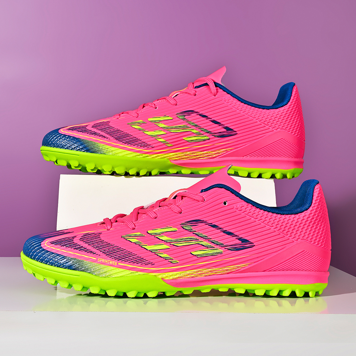 JDQ-002S-Stock Lace-up Turf Football Shoes,EU Sizes 35-45 — 4
