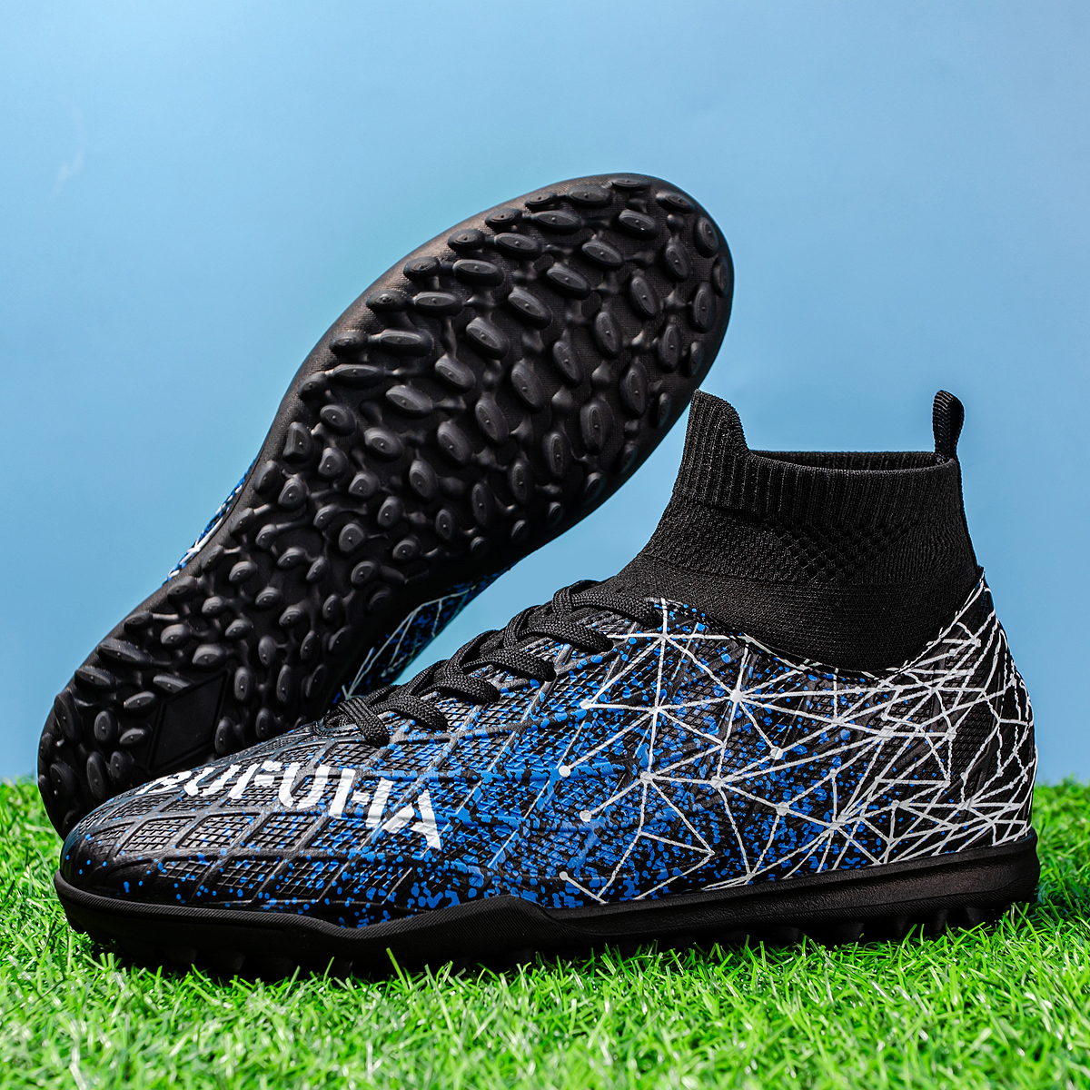 190S-High-Cut Turf Soccer Cleats Sizes 35-45 — 11