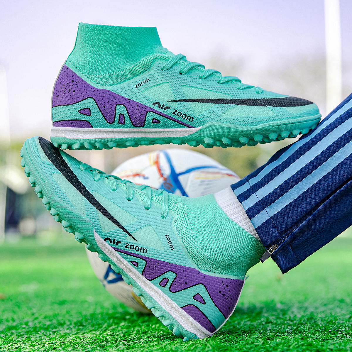 2440S-High-Cut Turf Soccer Cleats Sizes 35-45 — 5
