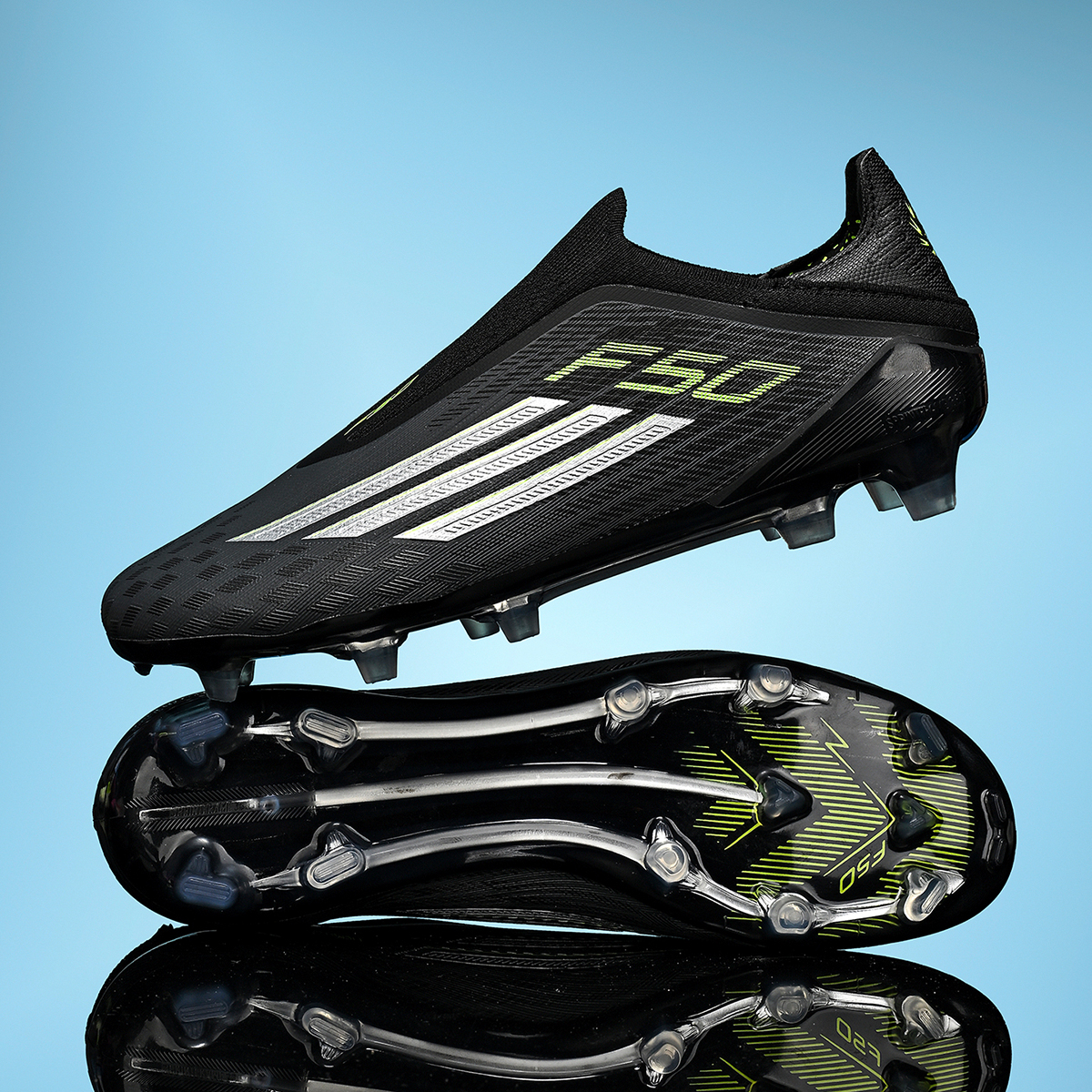 JDQ-004C-Stock Slip-on Firm Ground Football Shoes,EU Sizes 35-45 — 1