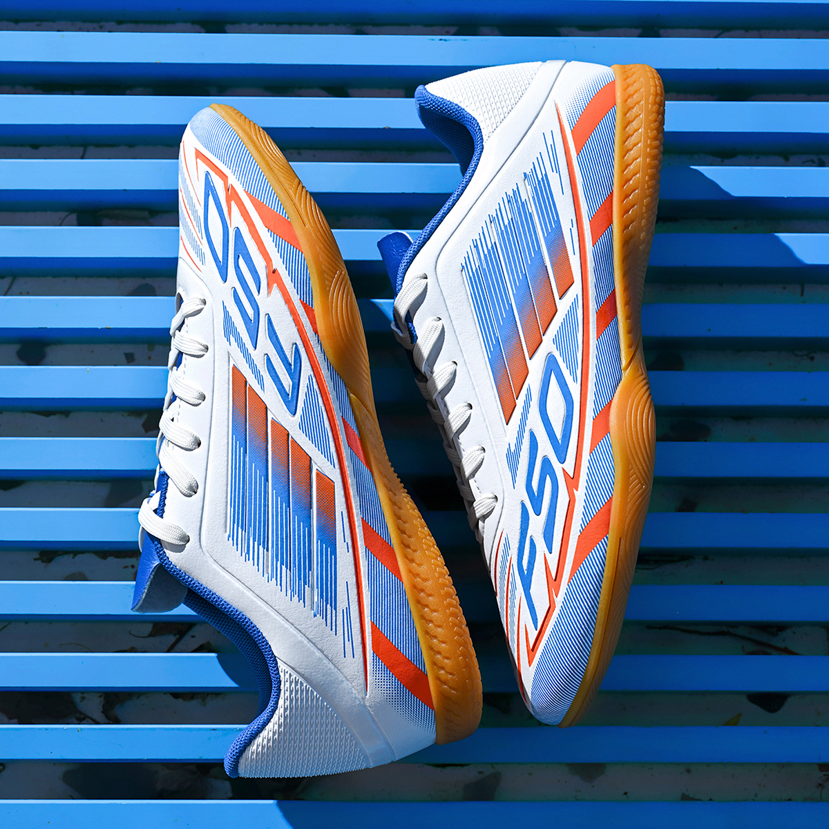 DF002P-Stock Lace-up IC Football Shoes,EU Sizes 35-45 — 3