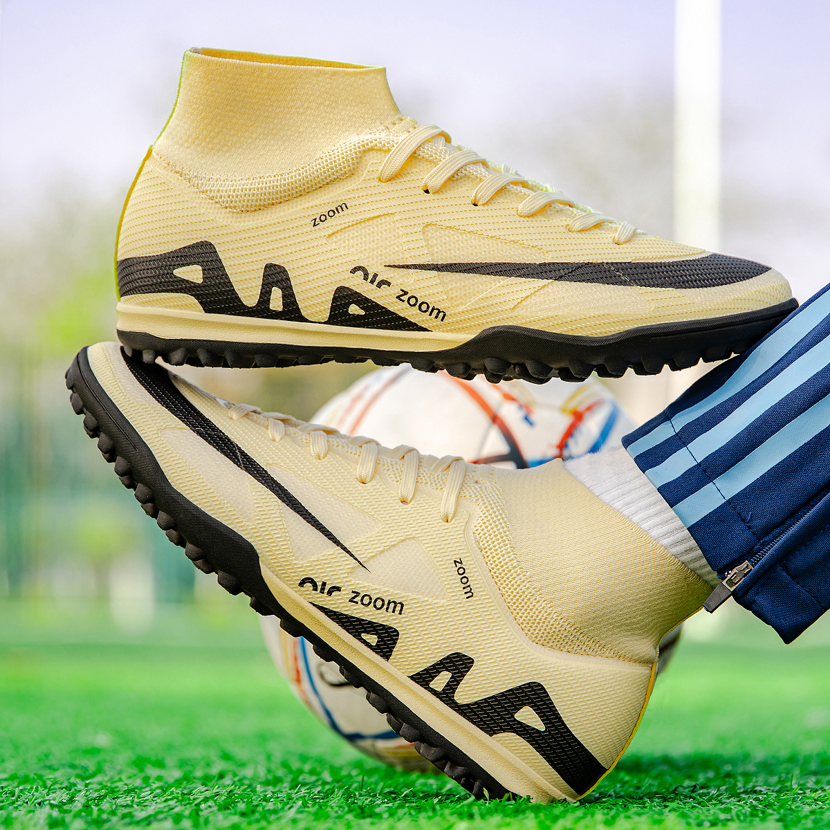 2440S-High-Cut Turf Soccer Cleats Sizes 35-45 — 7