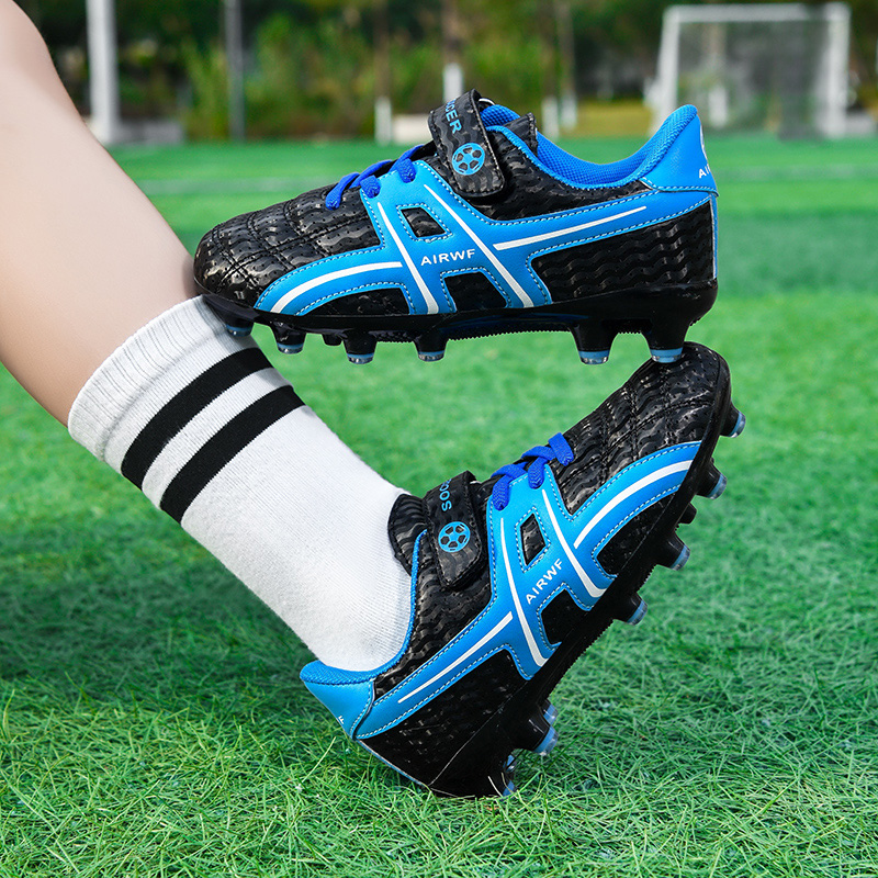 3368C-Lace-Up Low-Cut Long Stud Soccer Cleats Sizes 28-39 — 8