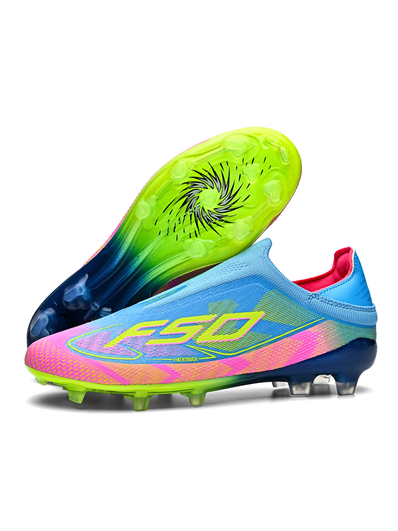 T29C-Stock Low-cut Slip-on Firm Ground Football Shoes,EU Sizes 35-45 — 8