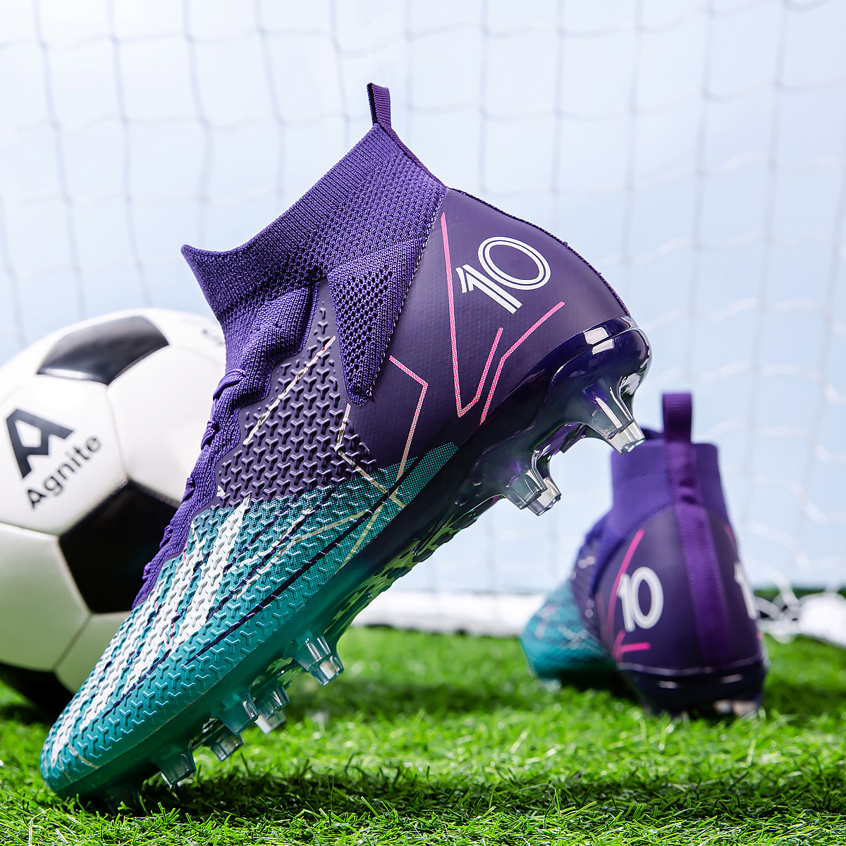 95KC-Stock High Heel FG Football Shies-EU Sizes 35-45 — 12