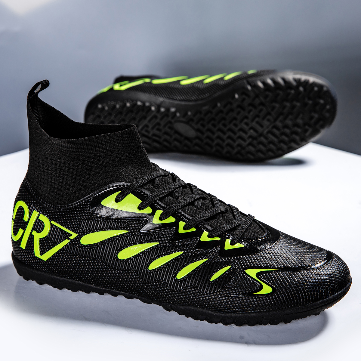 7001S-Stock High Top TF Football Shoes,EU Sizes 38-45 — 13